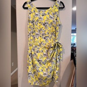 Sleeveless wrap dress
